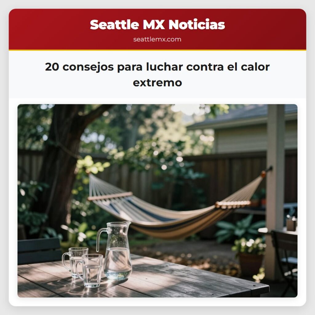 20 consejos para luchar contra el calor extremo