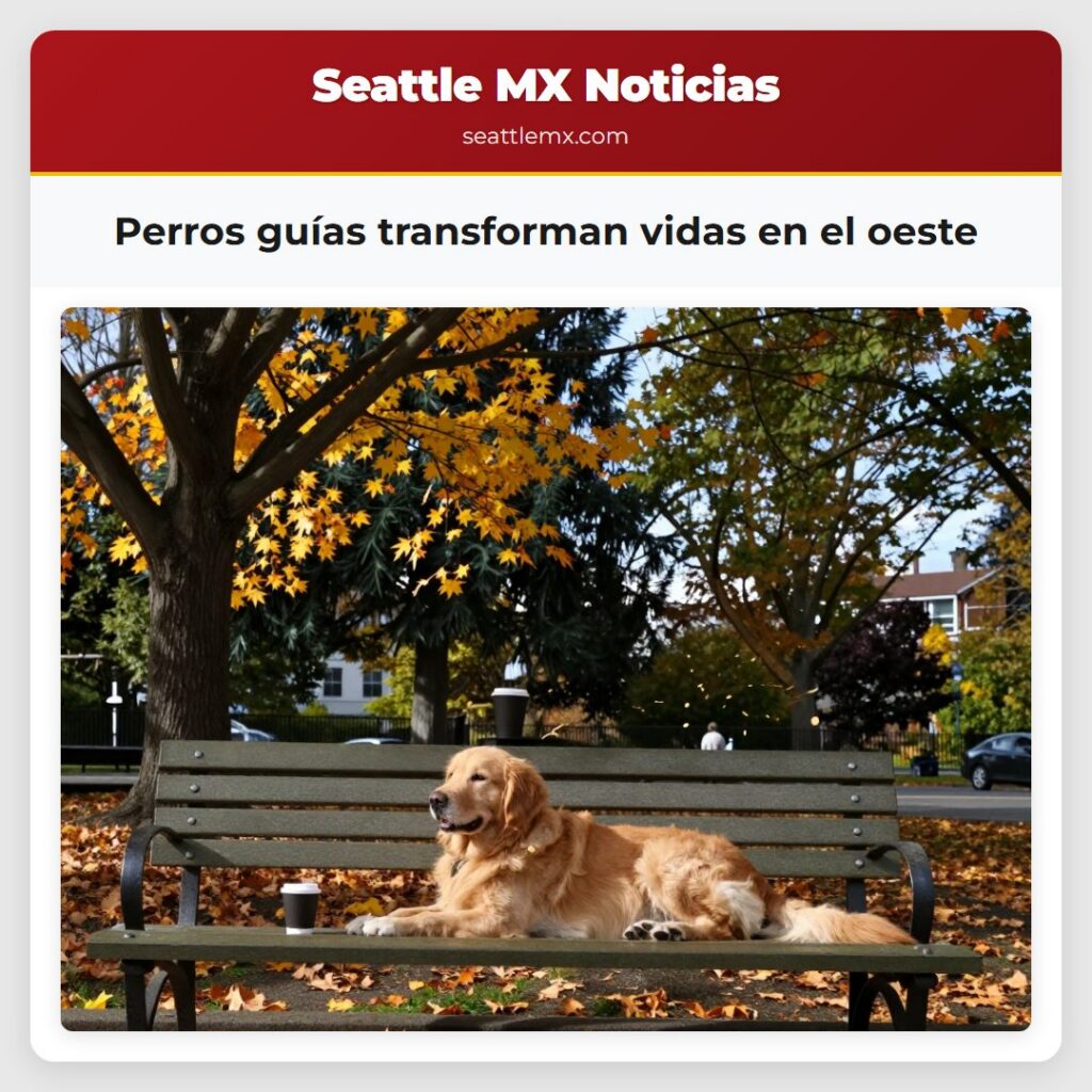 Perros guías transforman vidas en el oeste