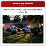 Oficial novato localiza sospechoso armado en primer día