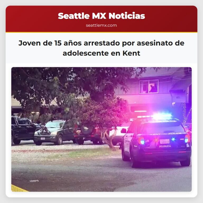Joven de 15 años arrestado por asesinato de adolescente en Kent