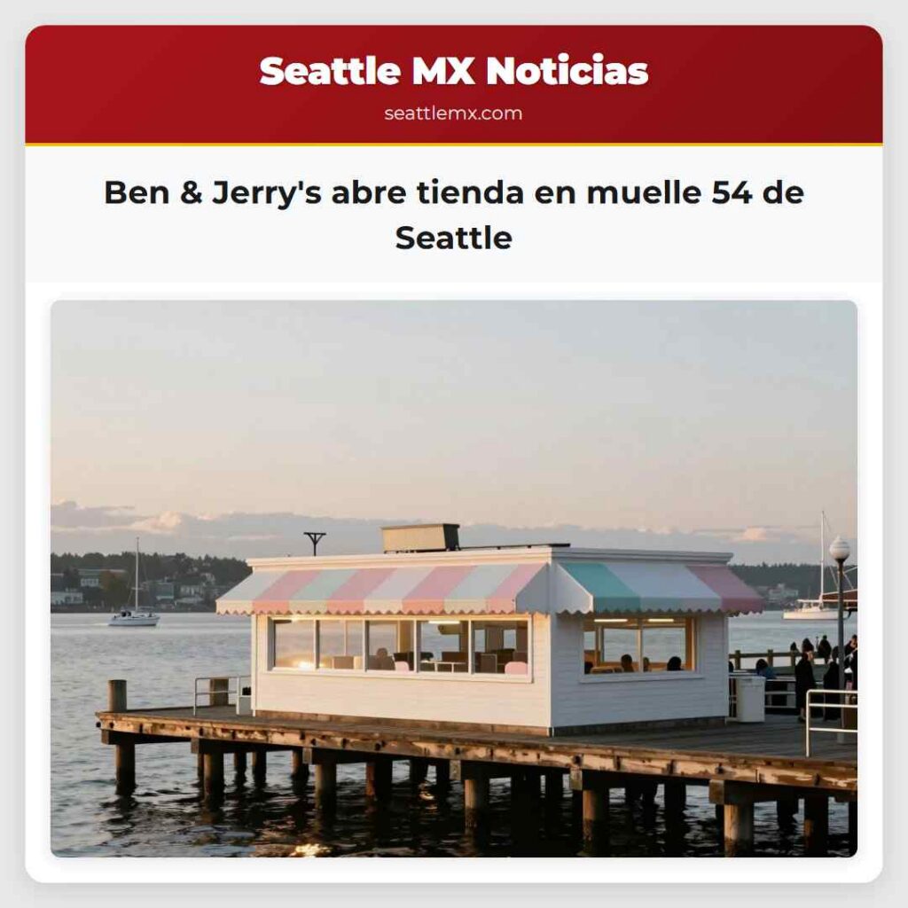 Ben & Jerry's abre tienda en muelle 54 de Seattle