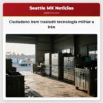 Ciudadano iraní trasladó tecnología militar a Irán
