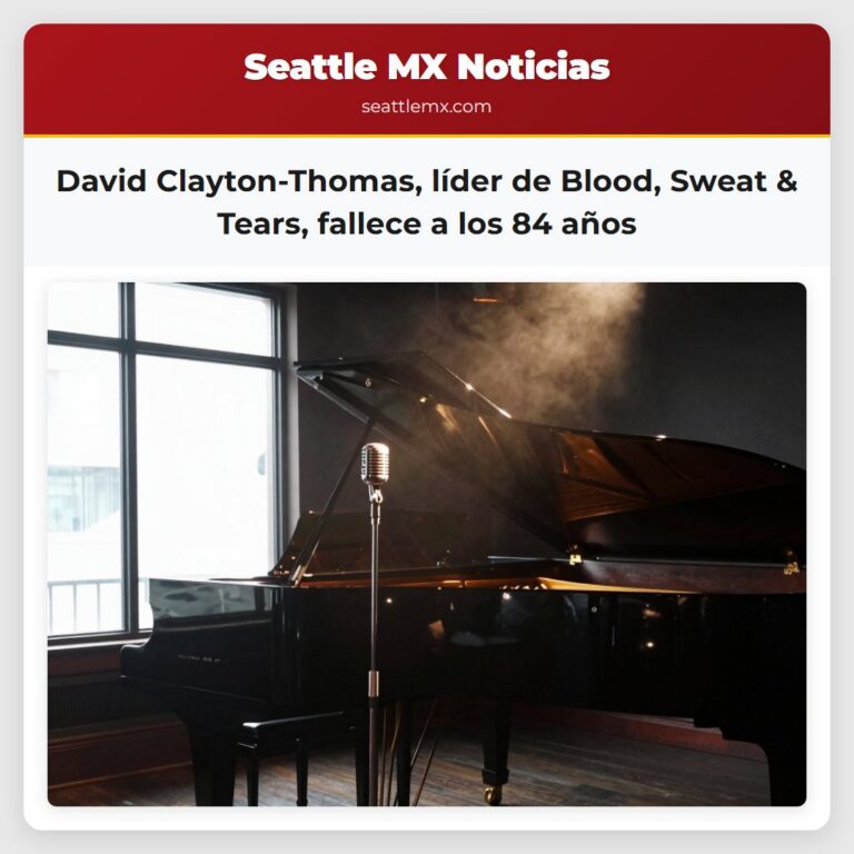 David Clayton-Thomas líder de Blood Sweat & Tears fallece a los 84 años