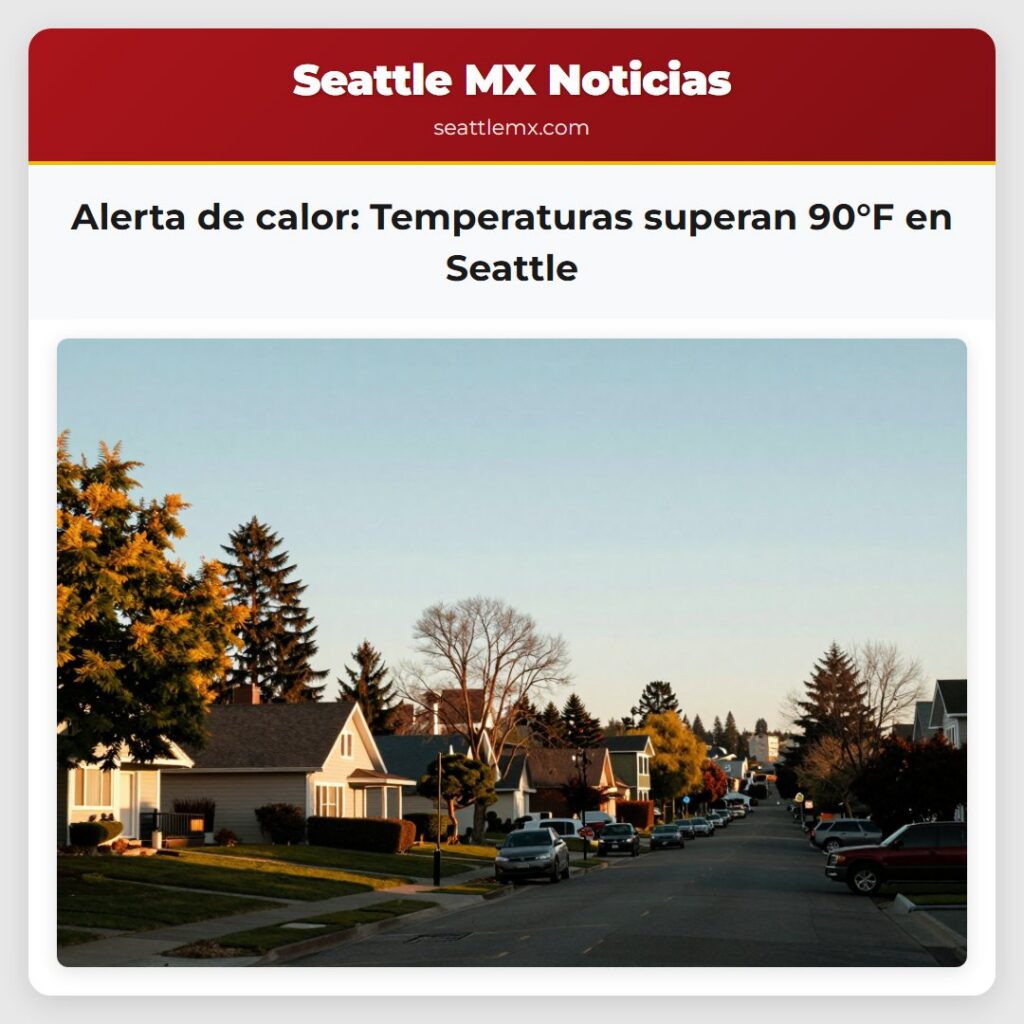 Alerta de calor: Temperaturas superan 90°F en