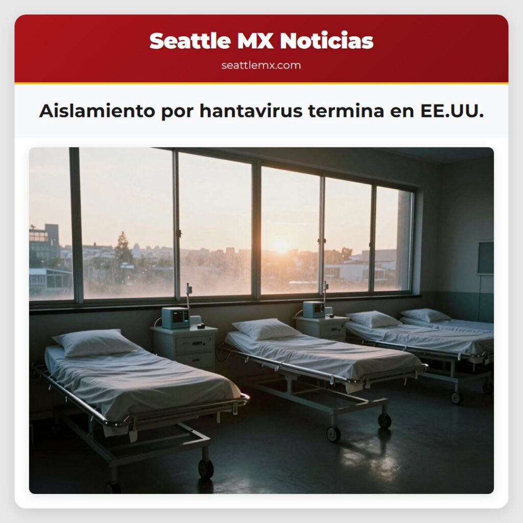 Aislamiento por hantavirus termina en EE.UU.