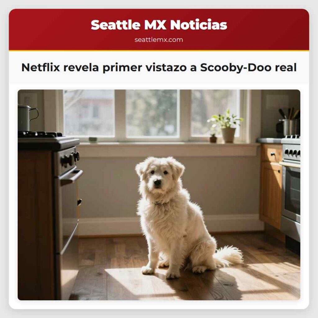 Netflix revela primer vistazo a Scooby-Doo real