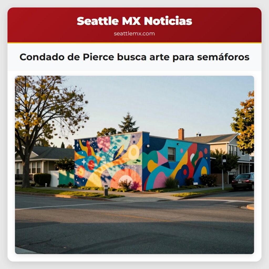 Condado de Pierce busca arte para semáforos