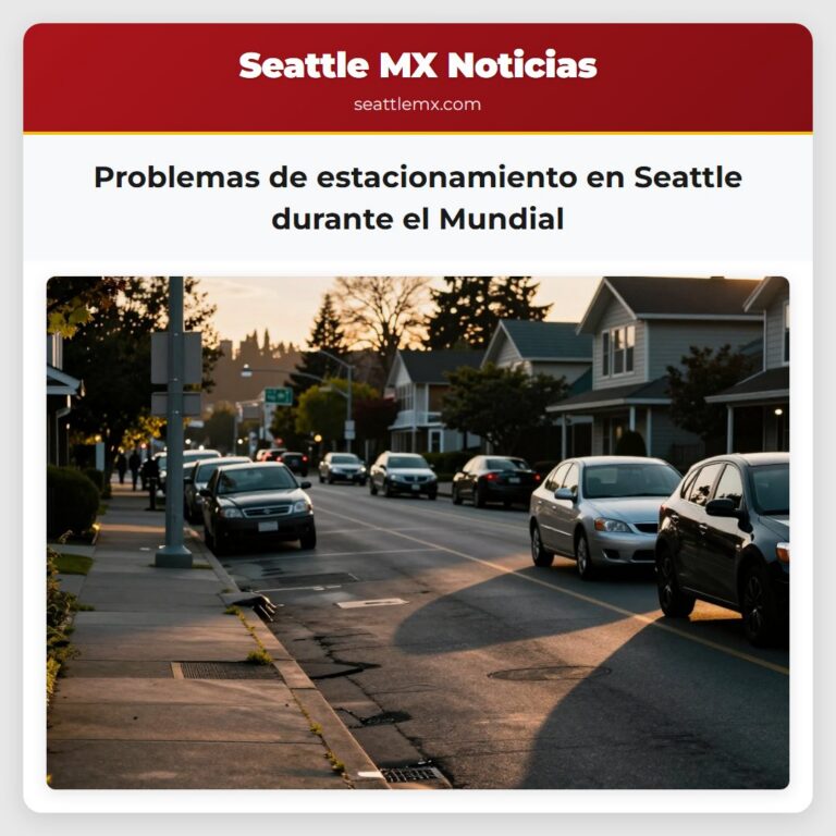 Problemas de estacionamiento en Seattle durante el Mundial