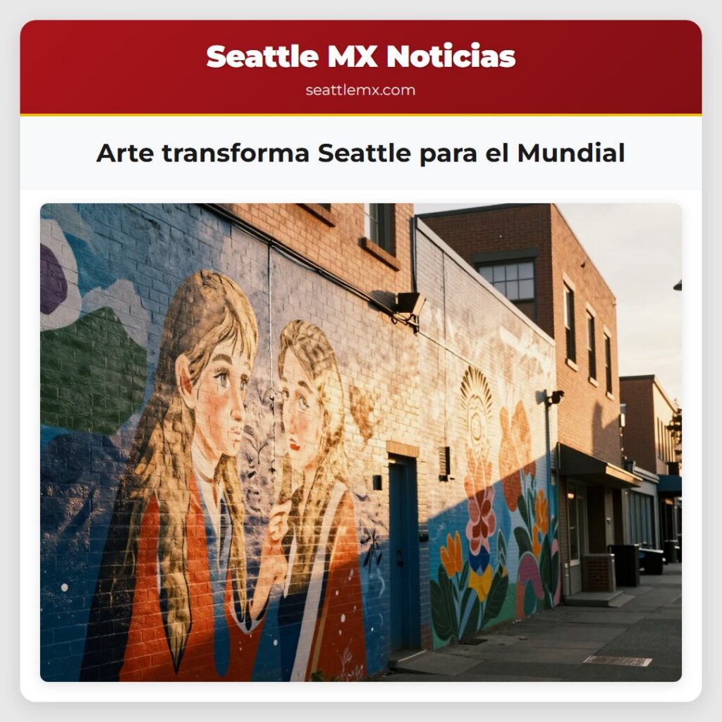Arte transforma Seattle para el Mundial