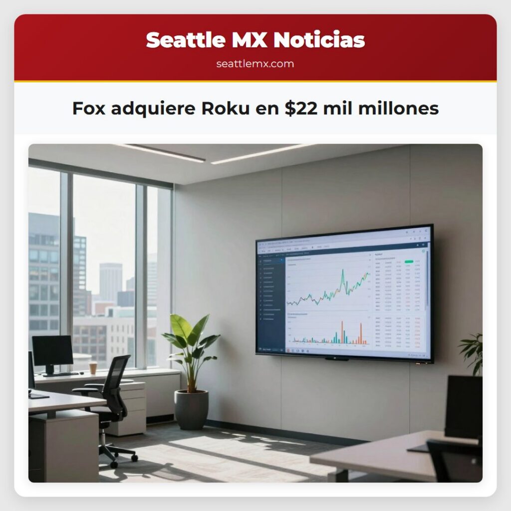 Fox adquiere Roku en $22 mil millones