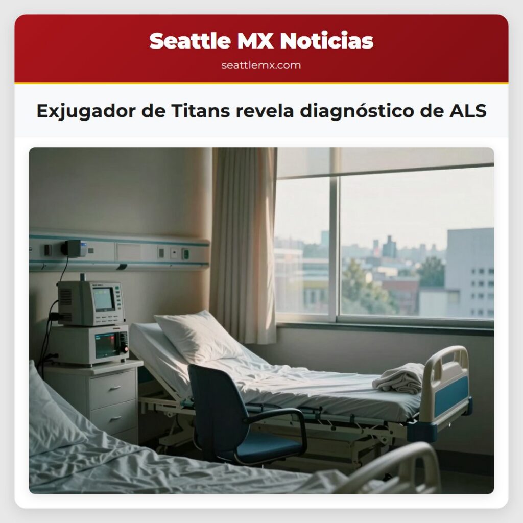 Exjugador de Titans revela diagnóstico de ALS