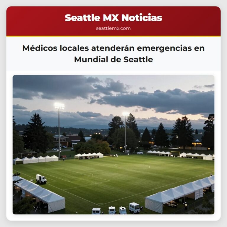 Médicos locales atenderán emergencias en Mundial de Seattle