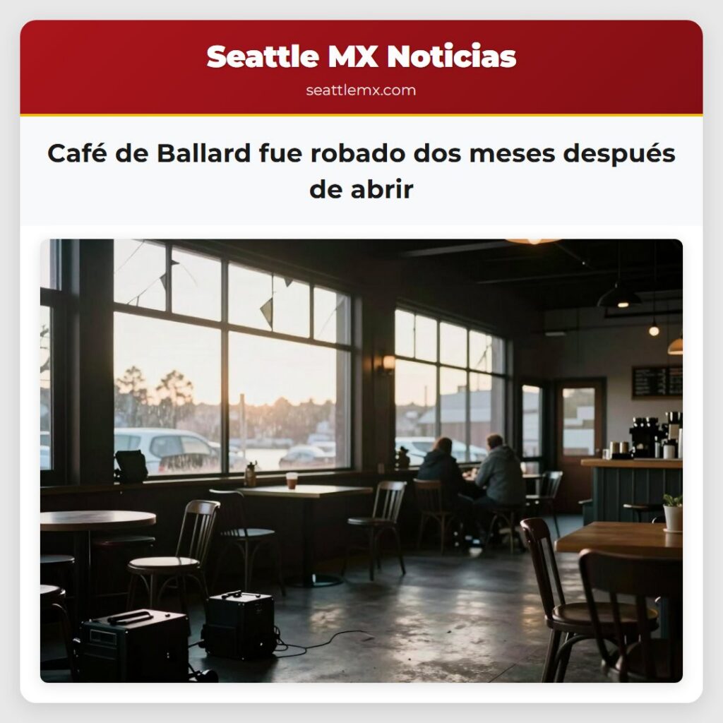 Café de Ballard fue robado dos meses después de
