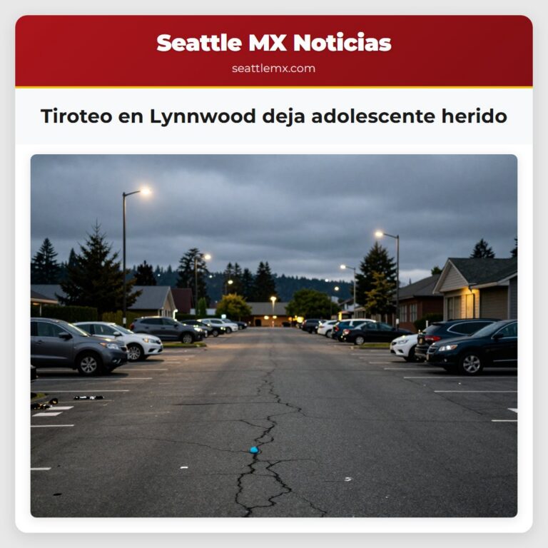 Tiroteo en Lynnwood deja adolescente herido