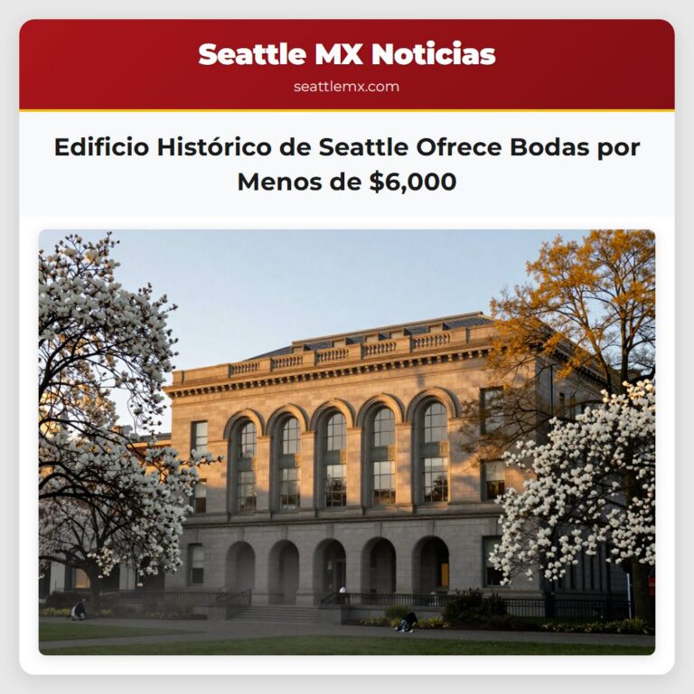 Edificio Histórico de Seattle Ofrece Bodas por Menos de $6000