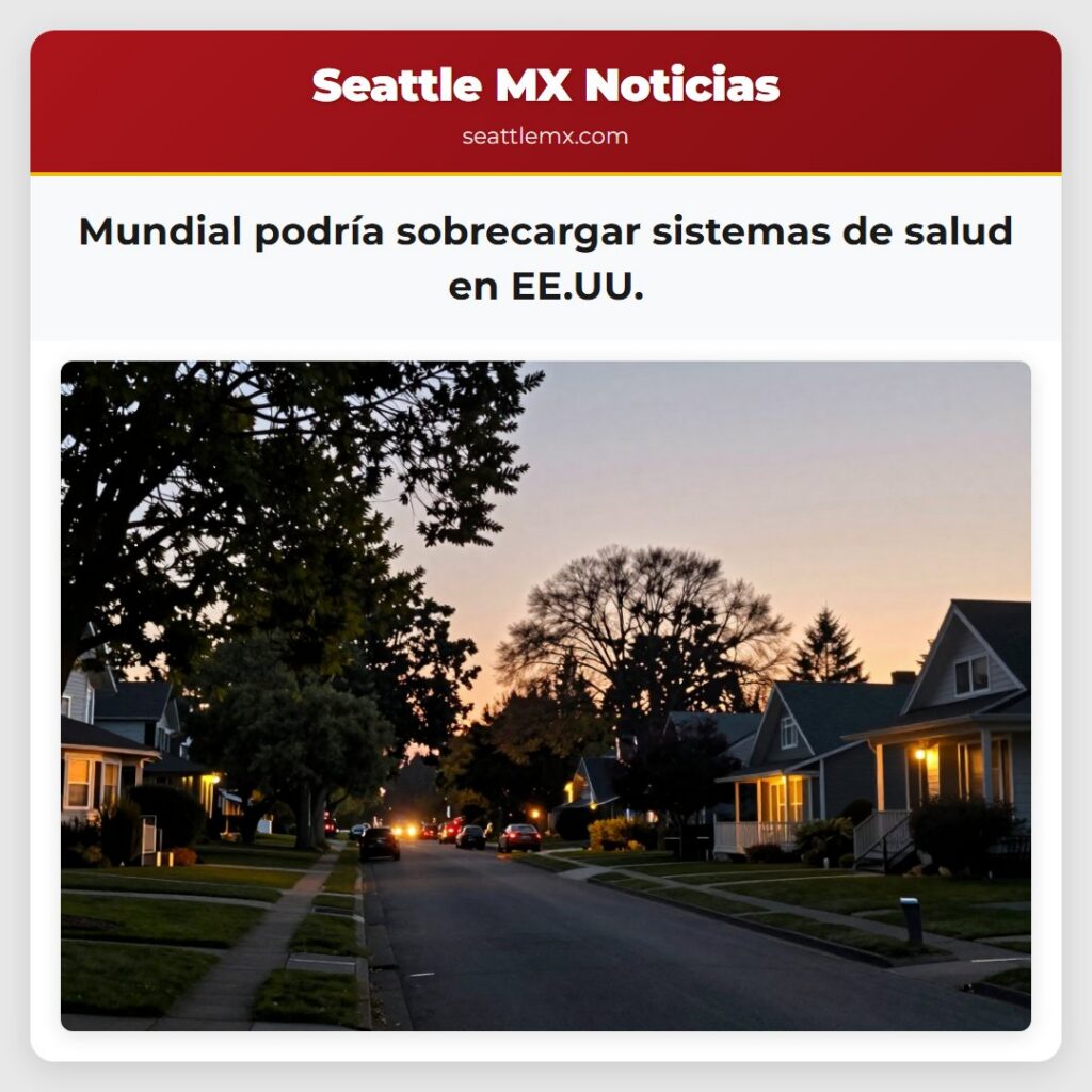 Mundial podría sobrecargar sistemas de salud en