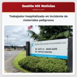Trabajador hospitalizado en incidente de materiales peligrosos