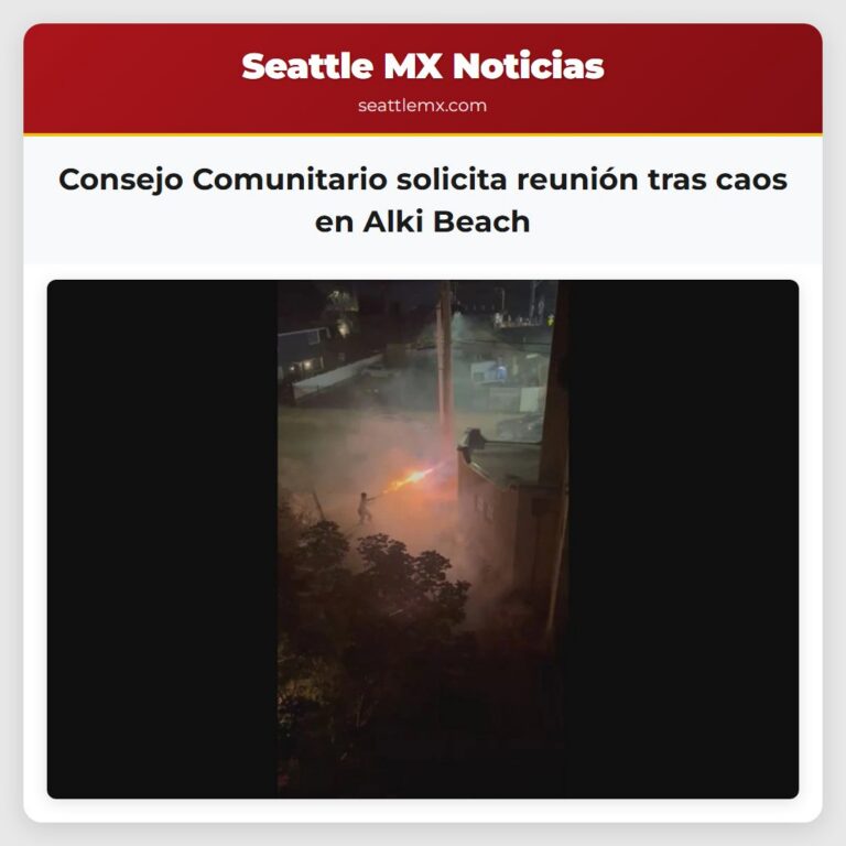 Consejo Comunitario solicita reunión tras caos en Alki Beach