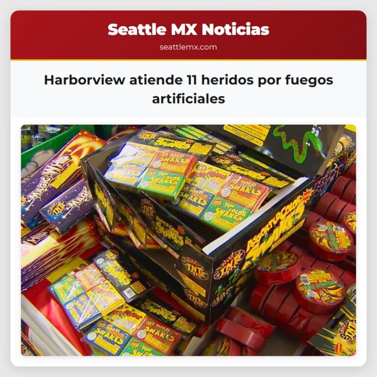 Harborview atiende 11 heridos por fuegos artificiales
