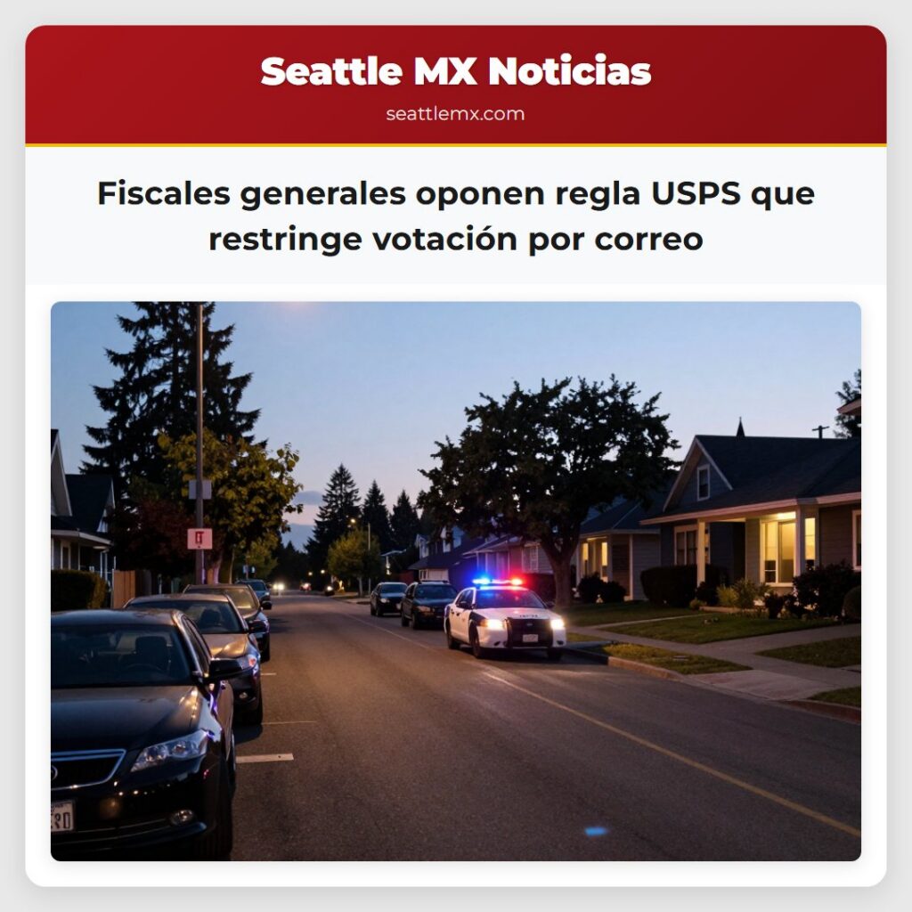 Fiscales generales oponen regla USPS que