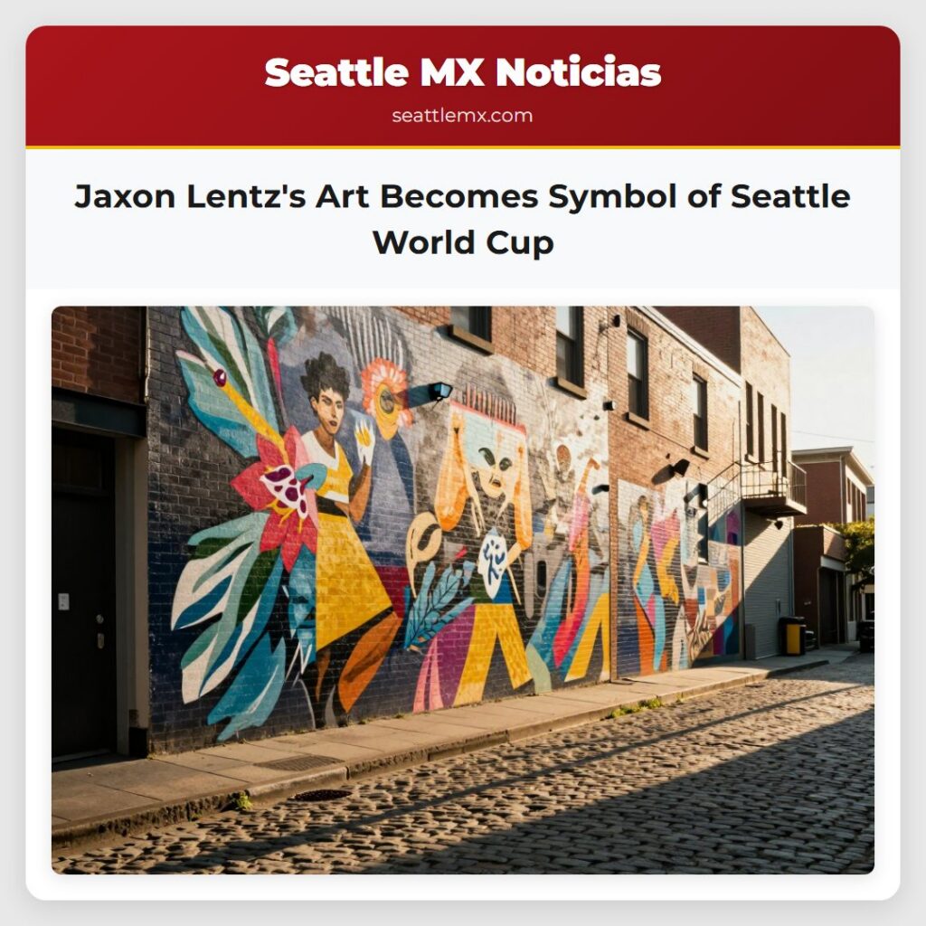 Noticias De Seattle 1 Jaxon Lentz's Art Becomes Symbol of Seattle World