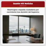 Washington respalda ciudadanía por nacimiento tras decisión del Supremo