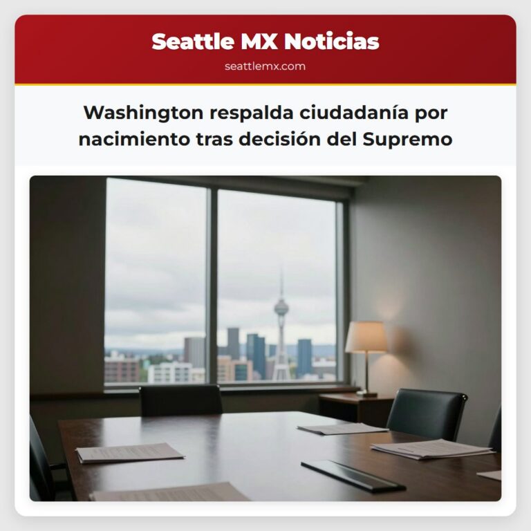 Washington respalda ciudadanía por nacimiento tras decisión del Supremo