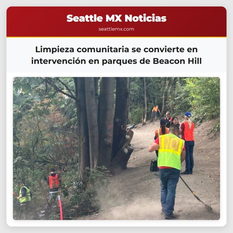 Limpieza comunitaria se convierte en intervención en parques de Beacon Hill