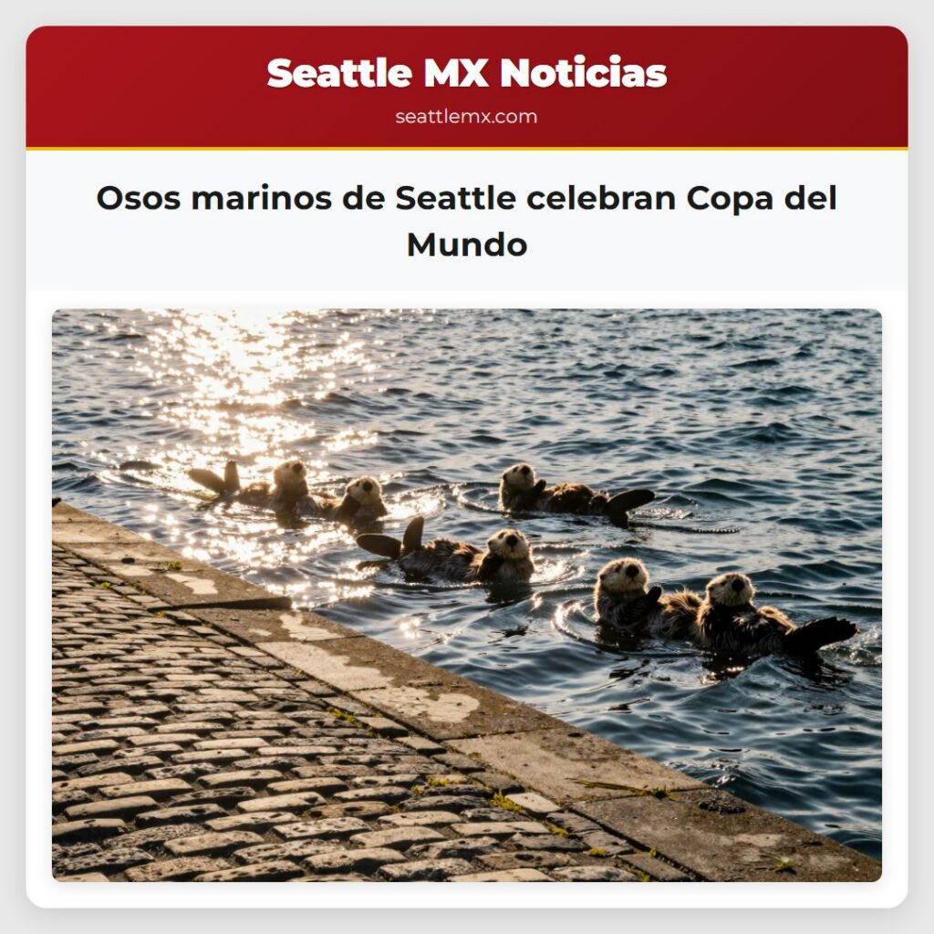 Noticias De Seattle 4 Osos marinos de Seattle celebran Copa del Mundo