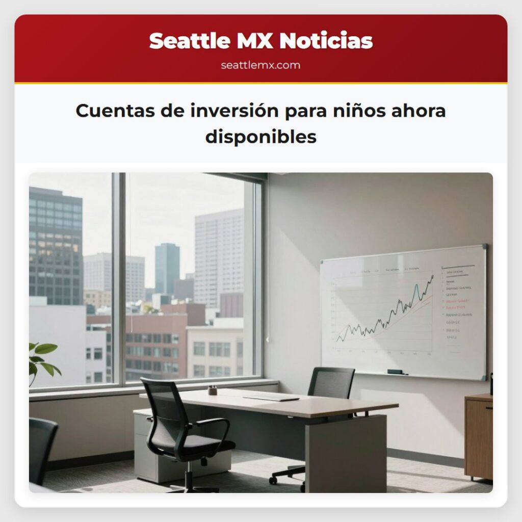 Cuentas de inversión para niños ahora disponibles