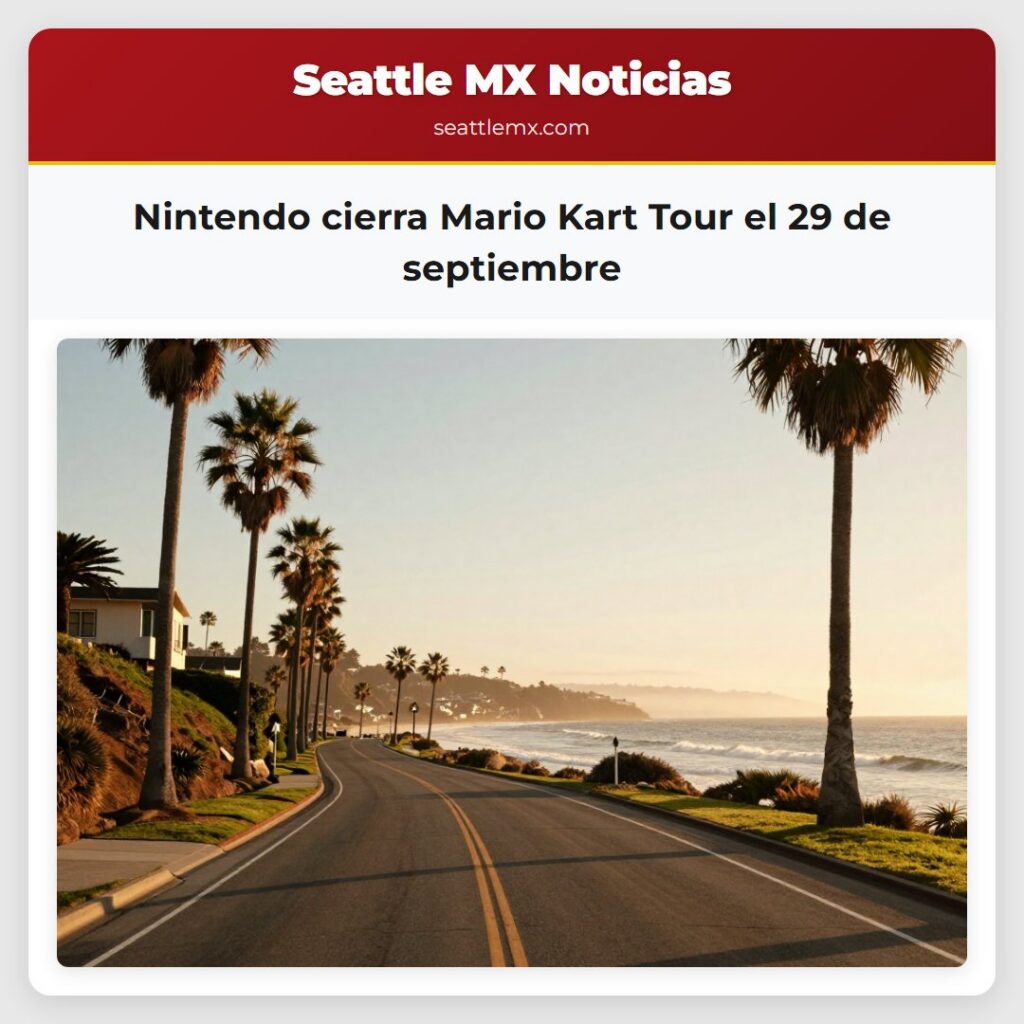 Noticias De Seattle 6 Nintendo cierra Mario Kart Tour el 29 de