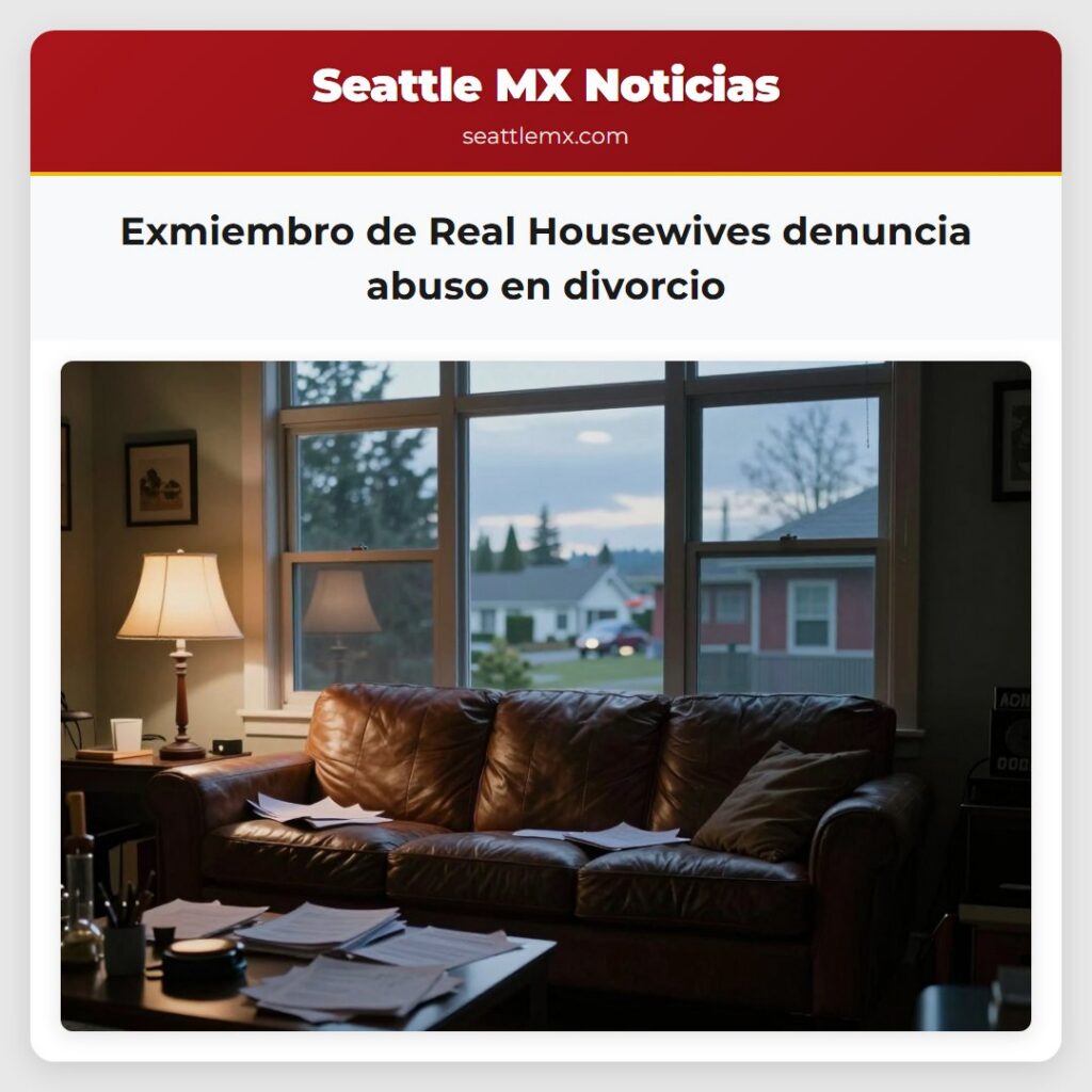 Noticias De Seattle 3 Exmiembro de Real Housewives denuncia abuso en