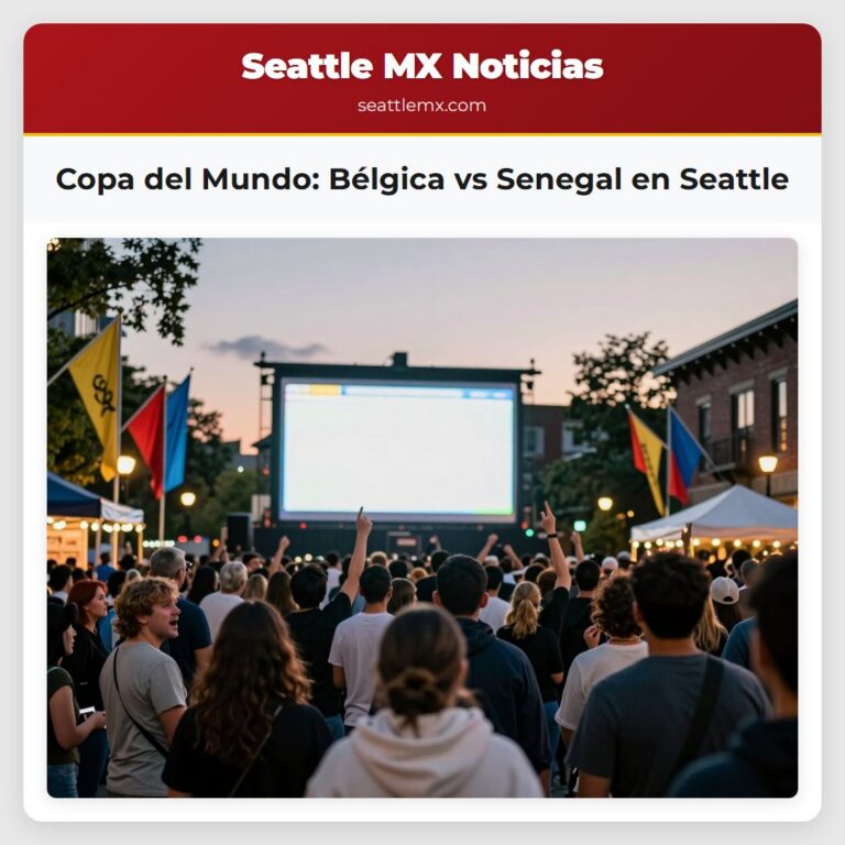 Copa del Mundo Bélgica vs Senegal en Seattle