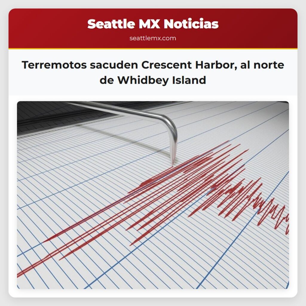 Terremotos sacuden Crescent Harbor, al norte de