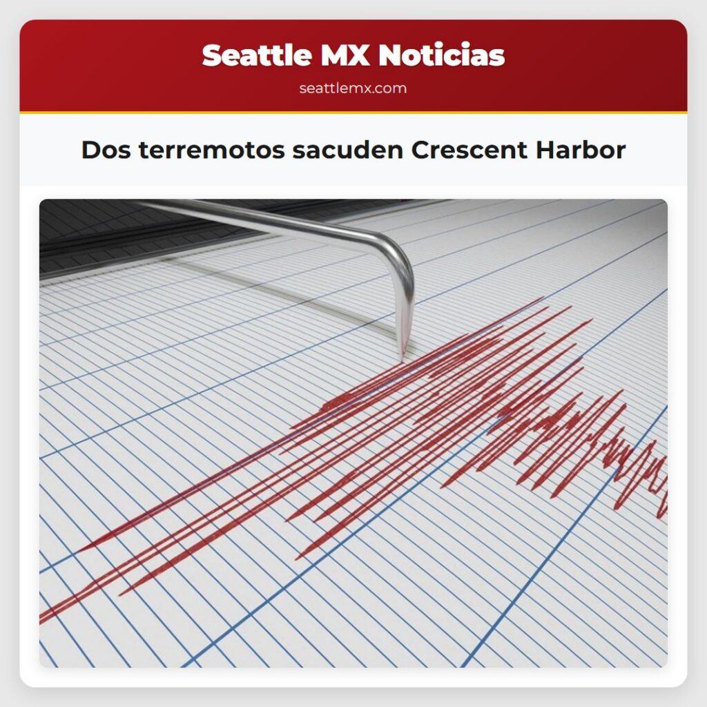 Dos terremotos sacuden Crescent Harbor