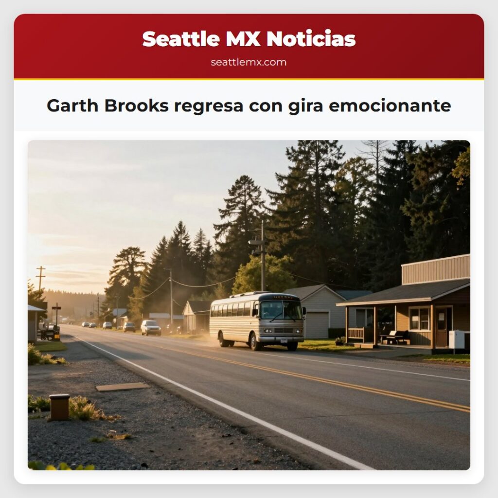 Garth Brooks regresa con gira emocionante