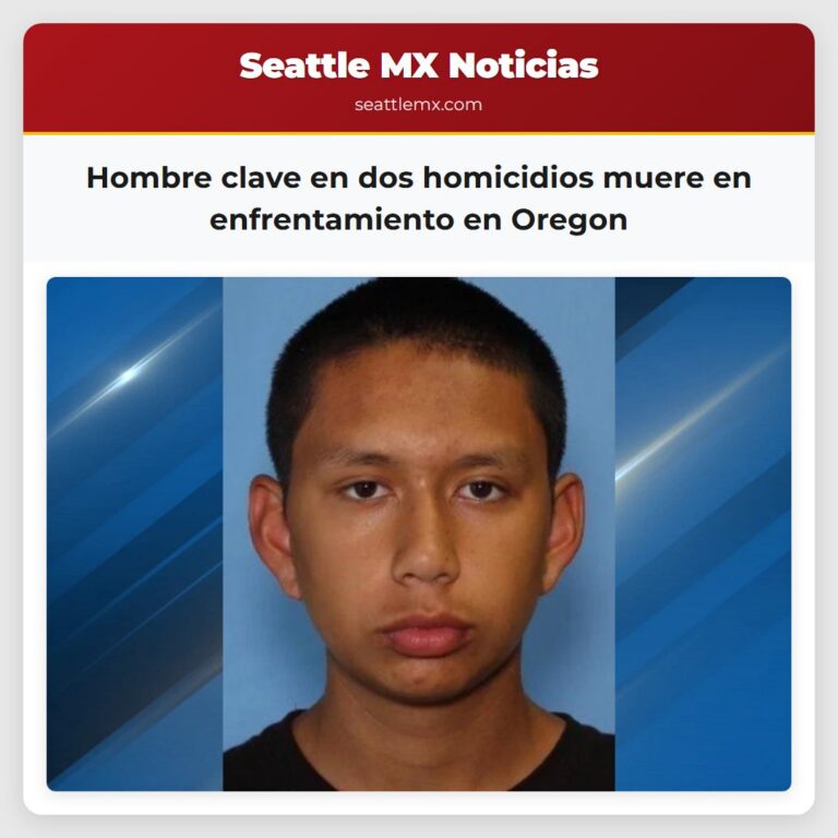 Hombre clave en dos homicidios muere en enfrentamiento en Oregon