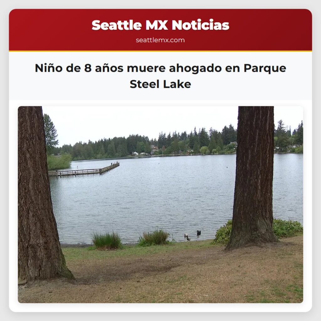 Niño de 8 años muere ahogado en Parque Steel Lake