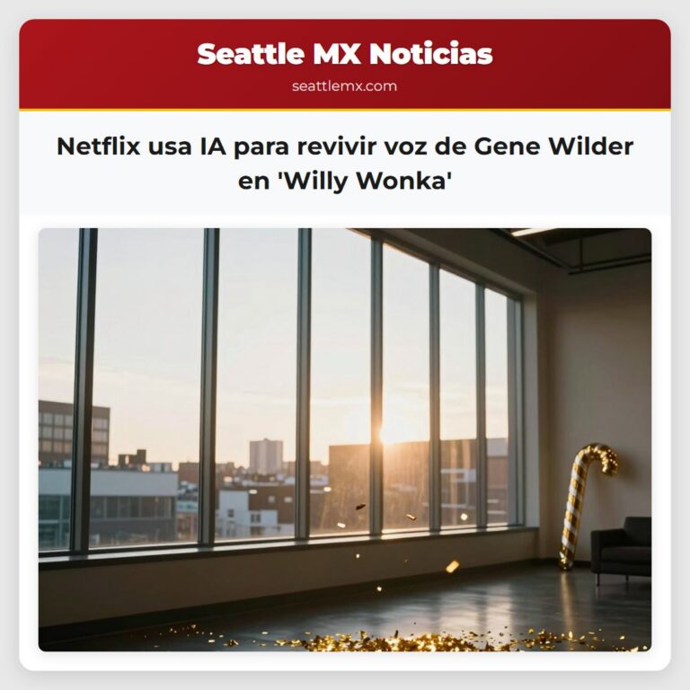 Netflix usa IA para revivir voz de Gene Wilder en Willy Wonka