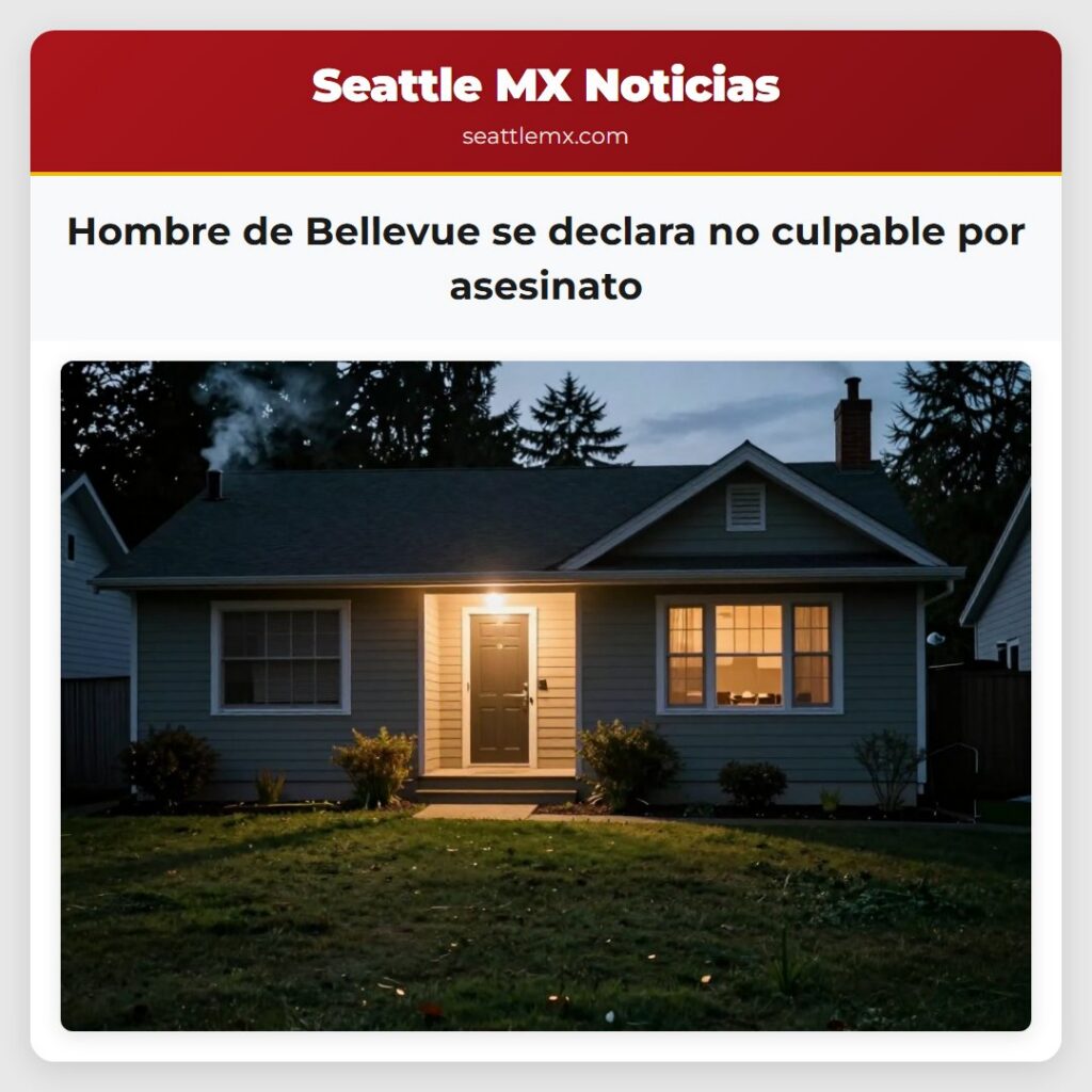 Hombre de Bellevue se declara no culpable por