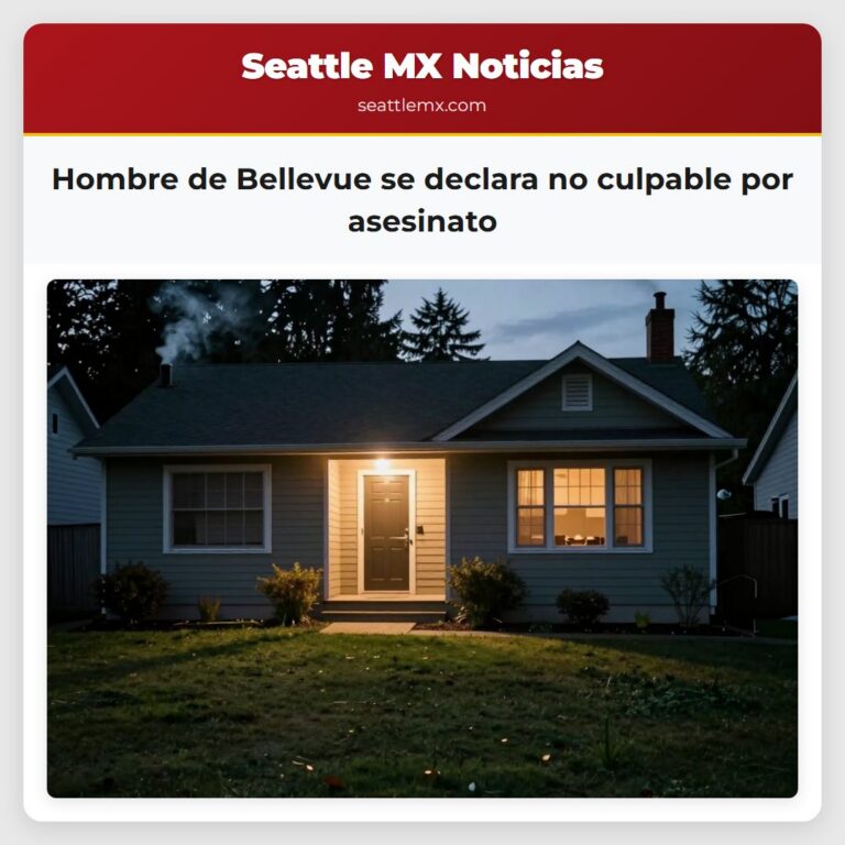 Hombre de Bellevue se declara no culpable por asesinato