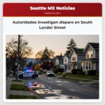 Autoridades investigan disparo en South Lander Street