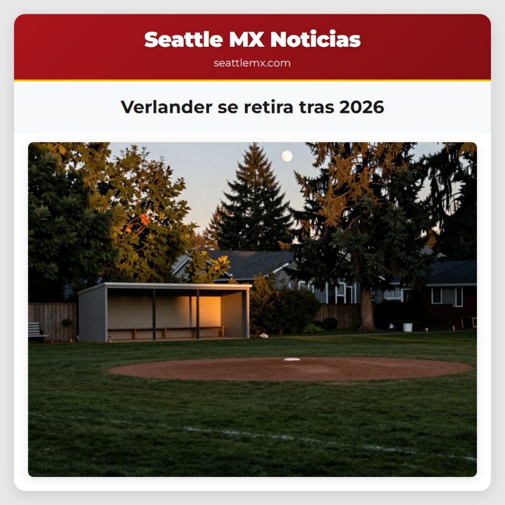 Verlander se retira tras 2026