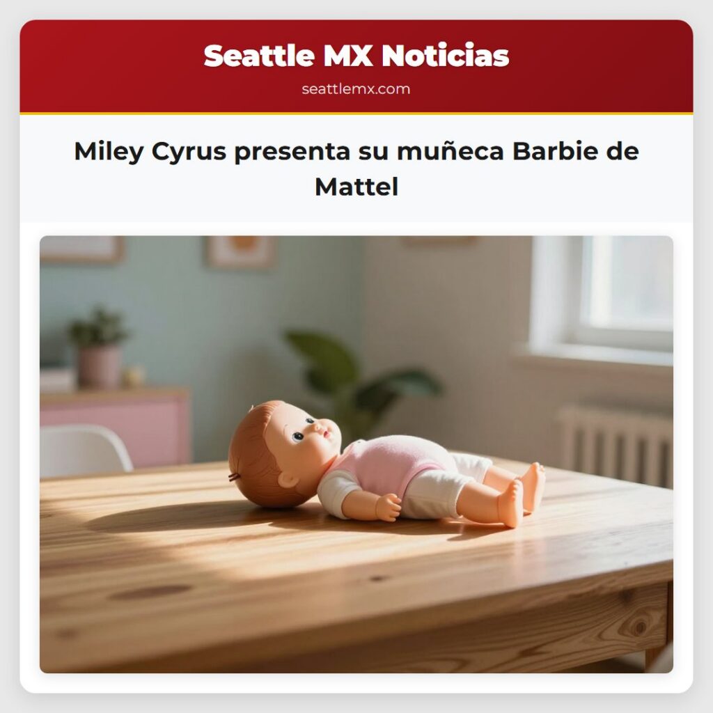 Miley Cyrus presenta su muñeca Barbie de Mattel
