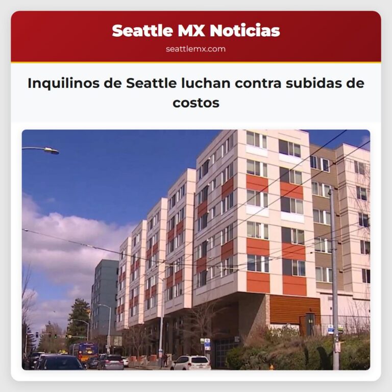 Inquilinos de Seattle luchan contra subidas de costos