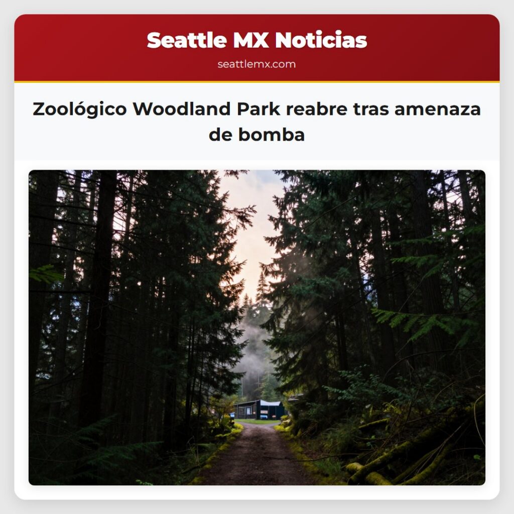 Zoológico Woodland Park reabre tras amenaza de