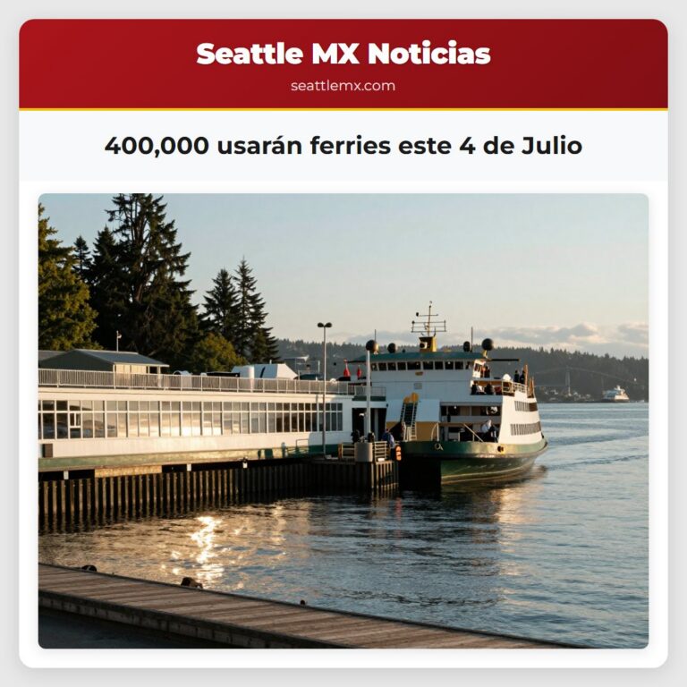 400000 usarán ferries este 4 de Julio