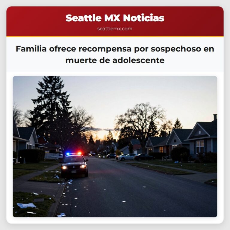 Familia ofrece recompensa por sospechoso en muerte de adolescente
