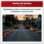 Washington multa a conductores por exceder velocidad en zonas de obra