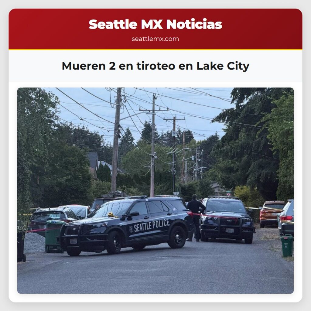 Mueren 2 en tiroteo en Lake City